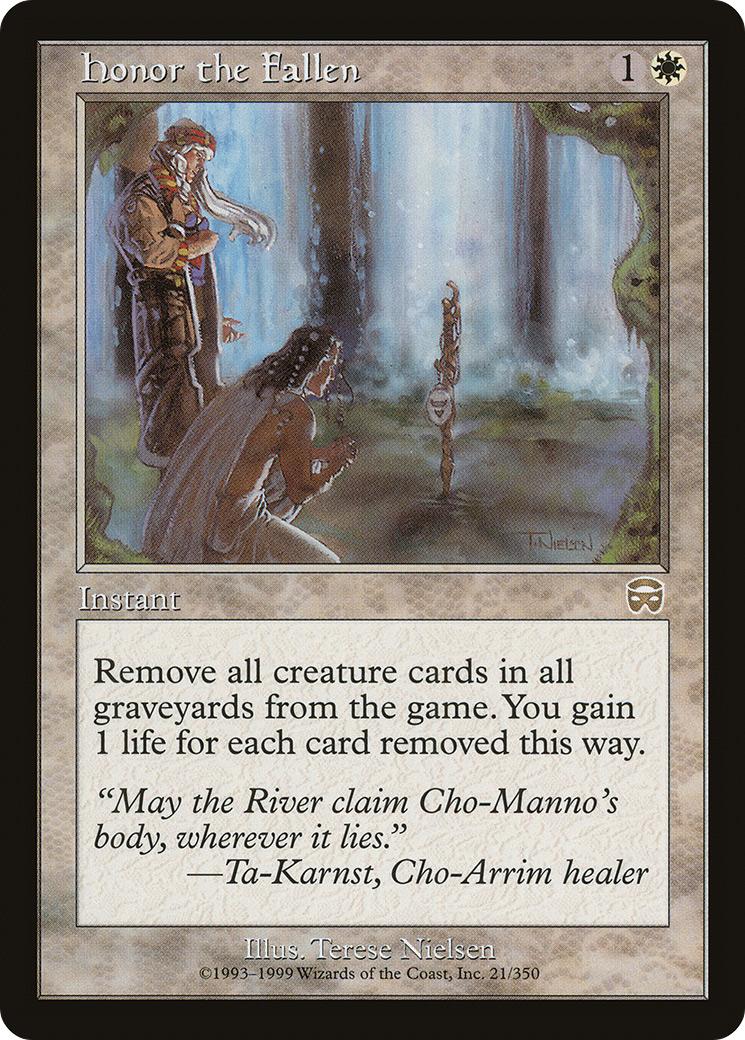 Honor the Fallen (MMQ-021) - Mercadian Masques Foil