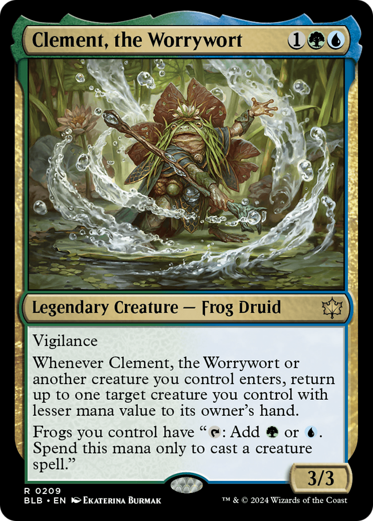 Clement, the Worrywort (BLB-209) - Bloomburrow Foil