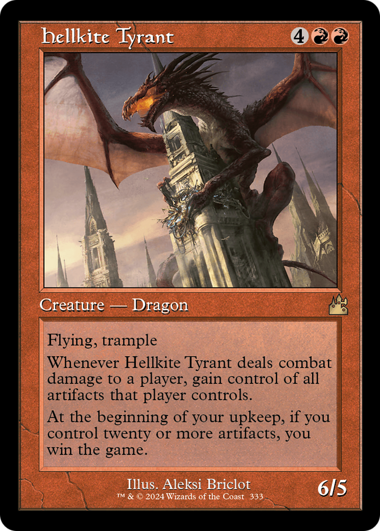 Hellkite Tyrant (RVR-333) - Ravnica Remastered Foil