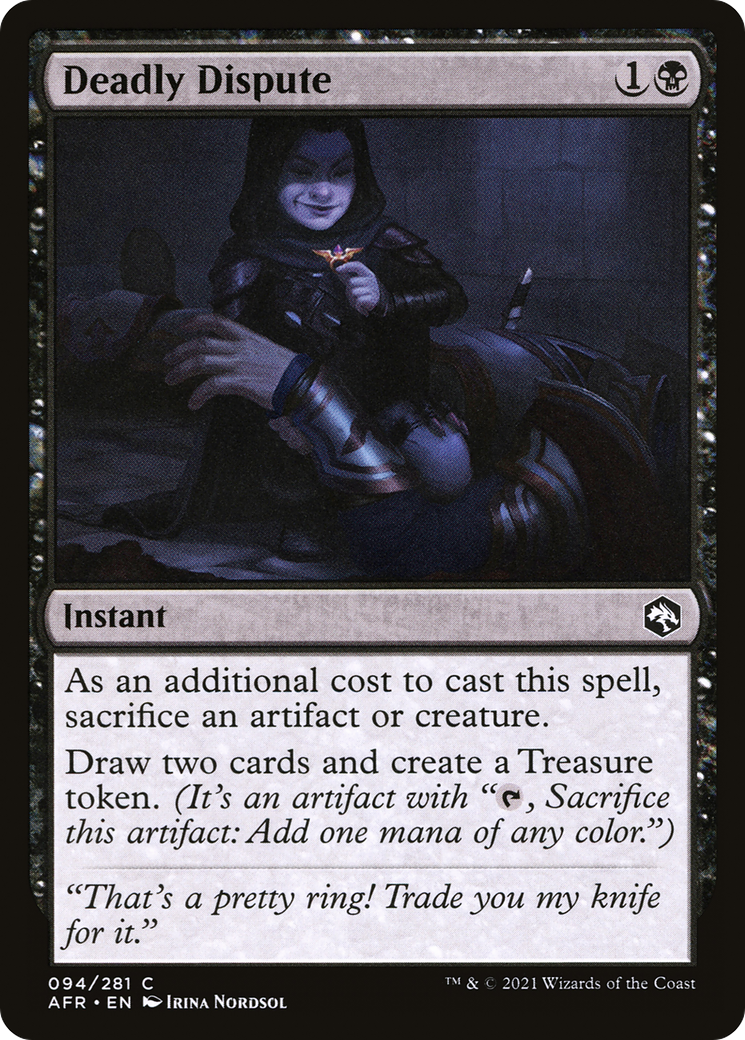 Deadly Dispute (AFR-094) - Adventures in the Forgotten Realms Foil