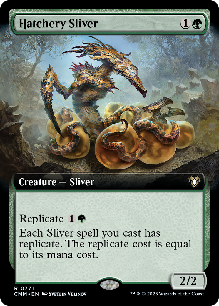 Hatchery Sliver (CMM-771) - Commander Masters: (Extended Art)