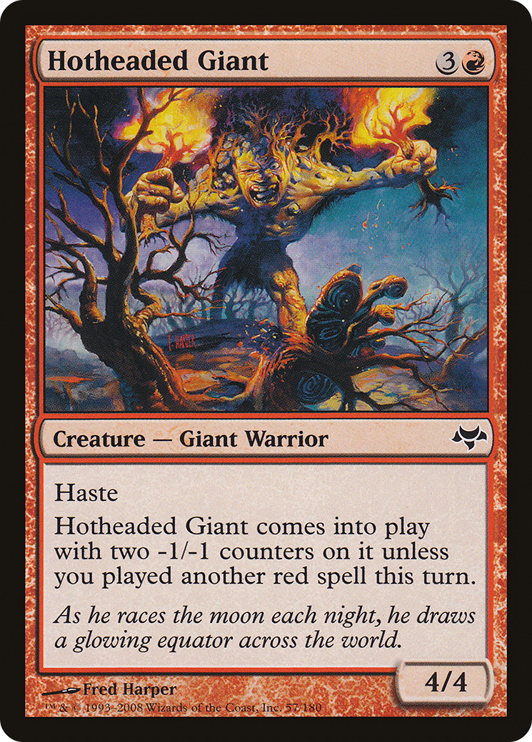 Hotheaded Giant (EVE-057) - Eventide Foil