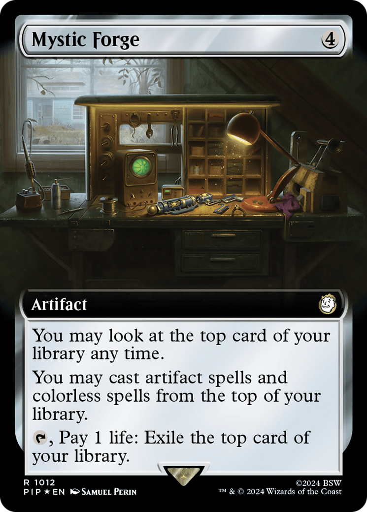 Mystic Forge (Extended Art) (Surge Foil) (PIP-1012) - Fallout: (Extended Art) Foil