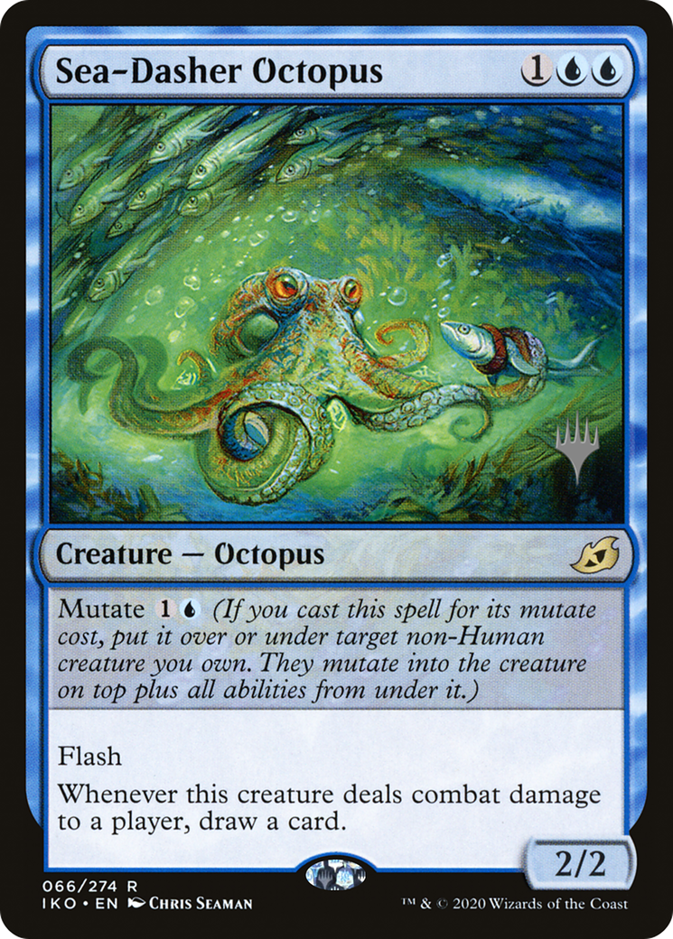 Sea-Dasher Octopus (PPIKO-066) - Ikoria: Lair of Behemoths Promos