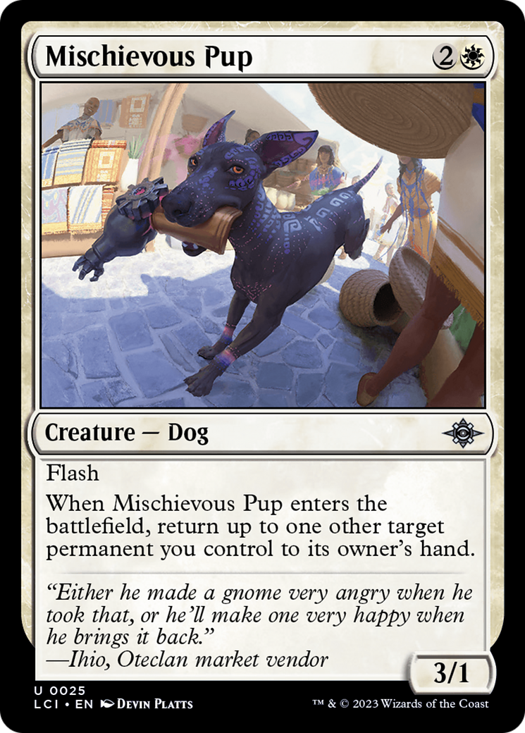 Mischievous Pup (LCI-025) - The Lost Caverns of Ixalan