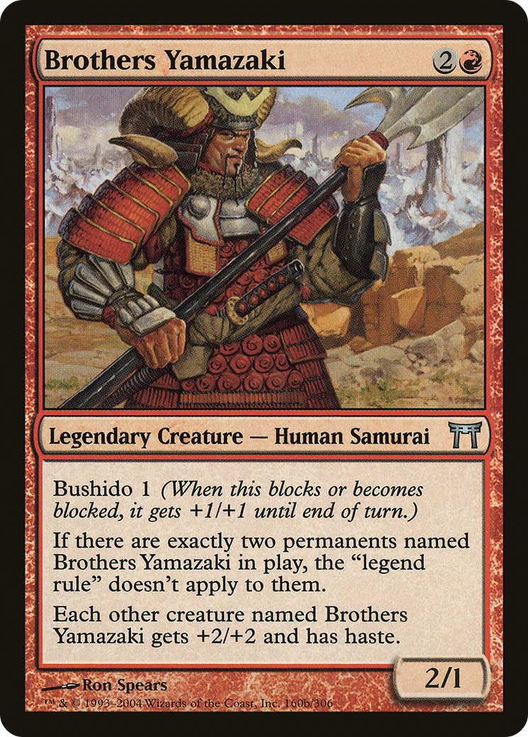 Brothers Yamazaki (CHK-160B) - Champions of Kamigawa