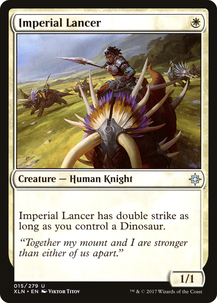 Imperial Lancer (XLN-015) - Ixalan Foil