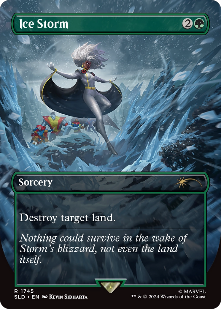 Ice Storm (SLD-1745) - Secret Lair Drop (Borderless) Foil