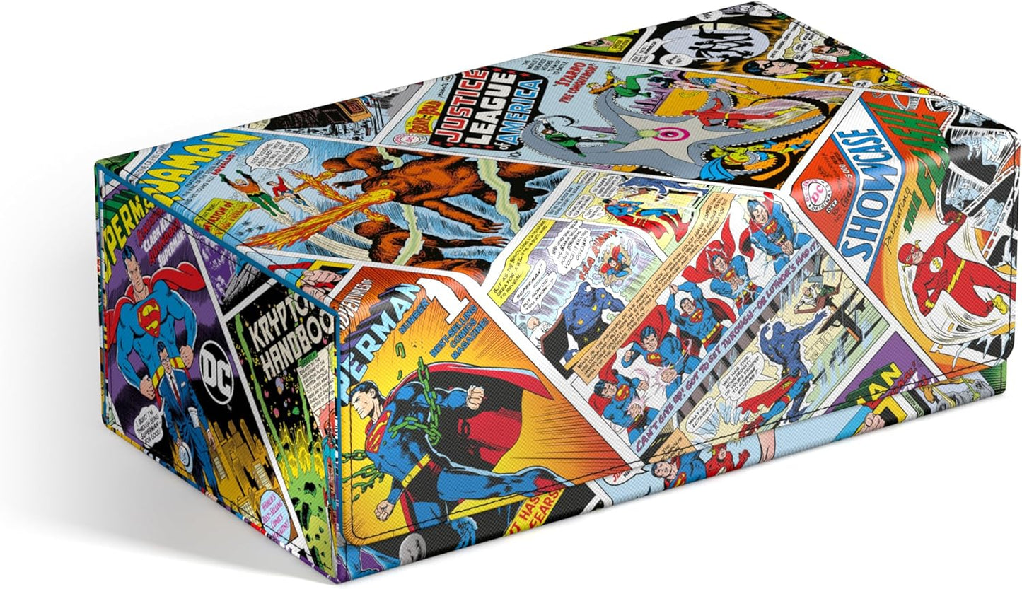 SQUAROES DC JUSTICE LEAGUE WV1 COLLECTORS CASE "VINTAGE COMICS"