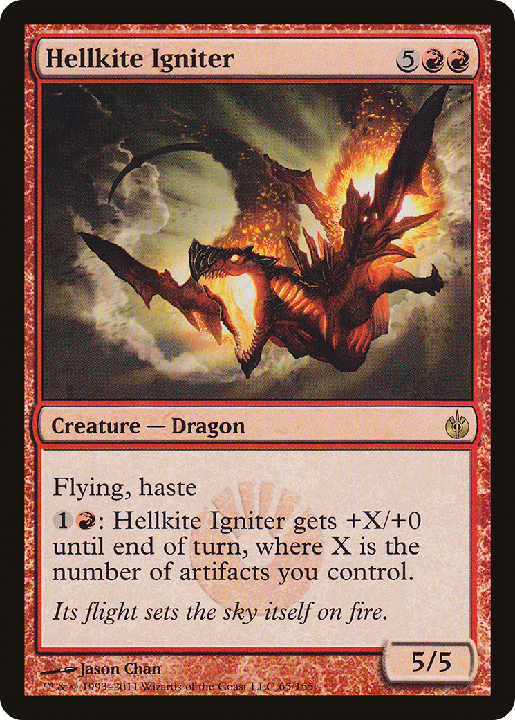 Hellkite Igniter (MBS-065) - Mirrodin Besieged Foil