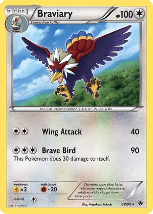 Braviary - Holofoil Emerging Powers - Holo Rare