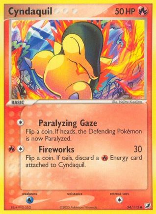 Cyndaquil 054 Unseen Forces - Common