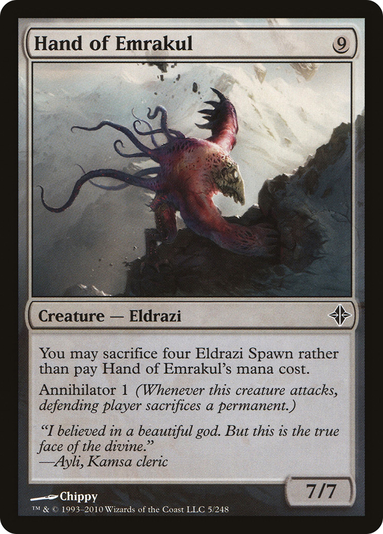 Hand of Emrakul (ROE-005) - Rise of the Eldrazi Foil