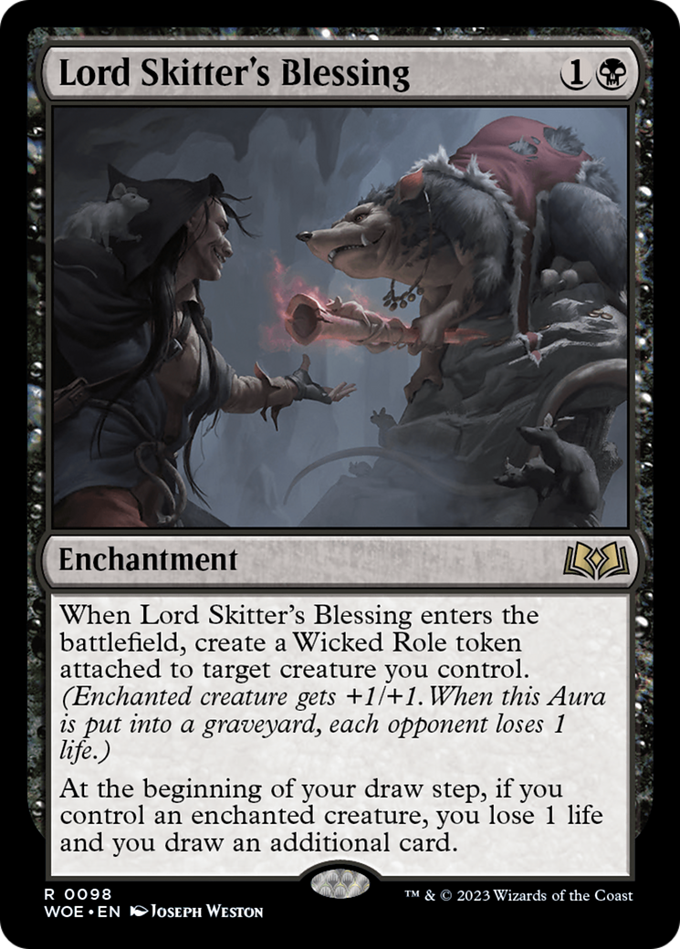 Lord Skitter's Blessing (WOE-098) - Wilds of Eldraine