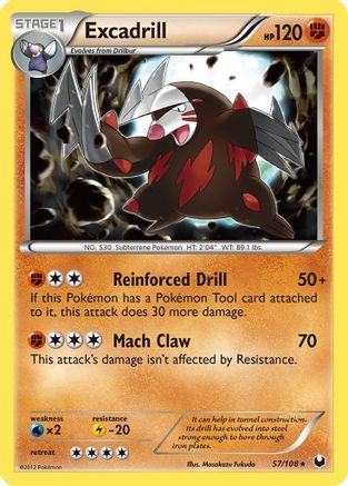Excadrill (57) Dark Explorers - Rare