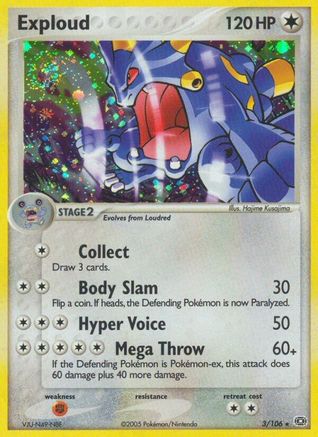 Exploud Emerald - Holo Rare