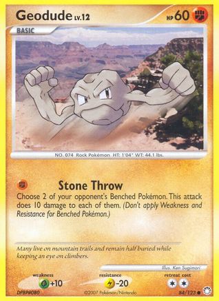 Geodude - Reverse Holofoil Mysterious Treasures - Common