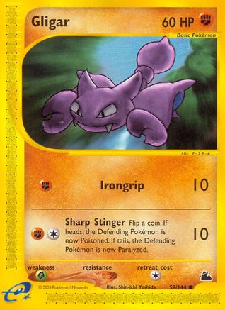 Gligar - Reverse Holofoil Skyridge - Common