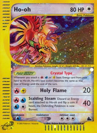 Ho-oh - Holofoil Skyridge - Secret Rare