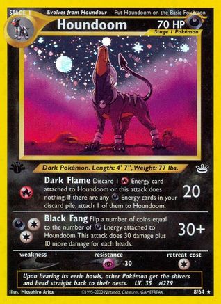 Houndoom - Unlimited Holofoil Neo Revelation - Holo Rare
