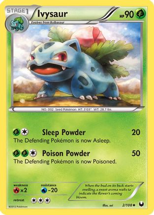Ivysaur Dark Explorers - Uncommon