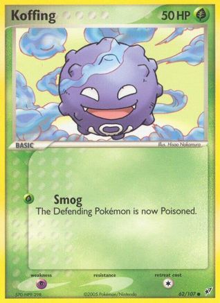 Koffing 062 Deoxys - Common
