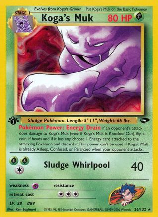 Koga's Muk 026 - Unlimited Gym Challenge - Rare