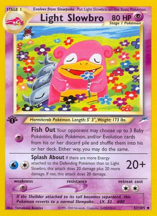 Light Slowbro 051 - Unlimited Neo Destiny - Uncommon
