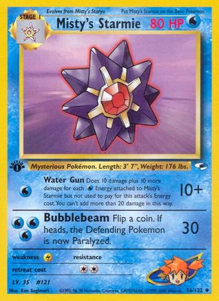 Misty's Starmie 056 - Unlimited Gym Heroes - Uncommon