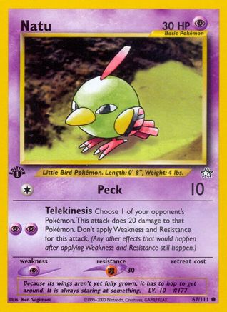 Natu 067 - Unlimited Neo Genesis - Common
