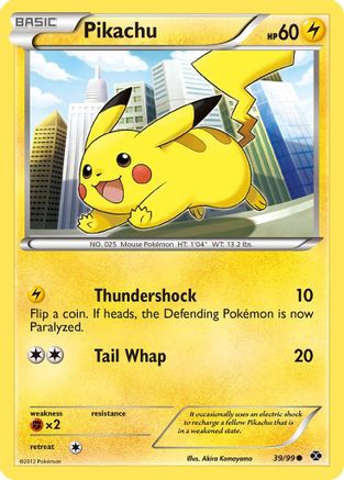 Pikachu 039 - Reverse Holofoil Next Destinies - Common