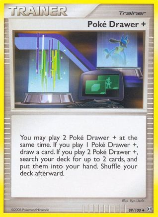 Poke Drawer + 089/100 - Reverse Holofoil Stormfront - Uncommon