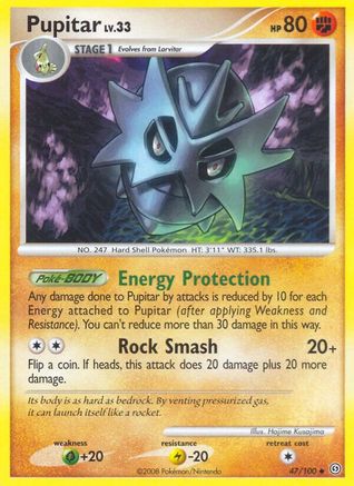 Pupitar/100 - Reverse Holofoil Stormfront - Uncommon