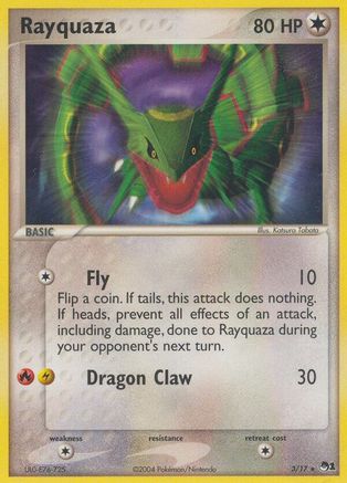 Rayquaza 003 - Holofoil POP Series 1 - Rare