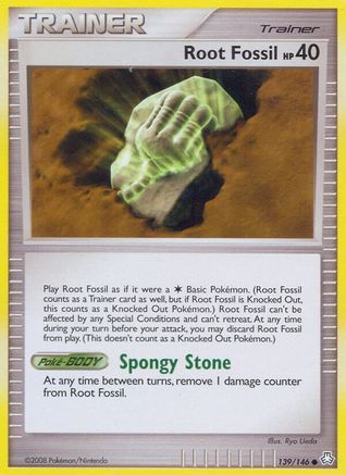 Root Fossil - Reverse Holofoil Legends Awakened - Common