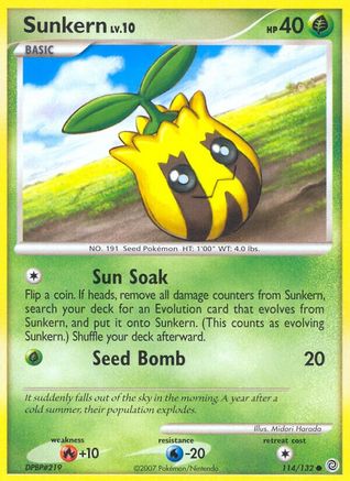 Sunkern Secret Wonders - Common