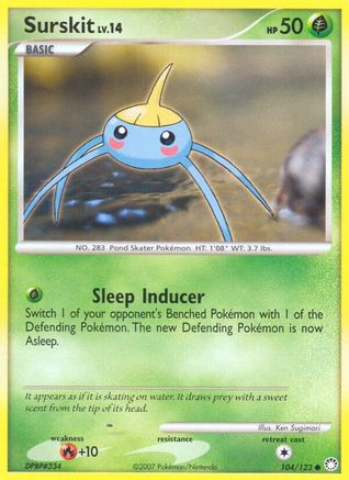 Surskit - Reverse Holofoil Mysterious Treasures - Common