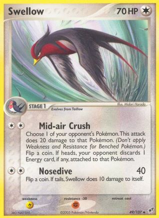 Swellow Deoxys - Uncommon