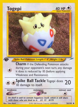 Togepi 056 - Unlimited Neo Destiny - Uncommon
