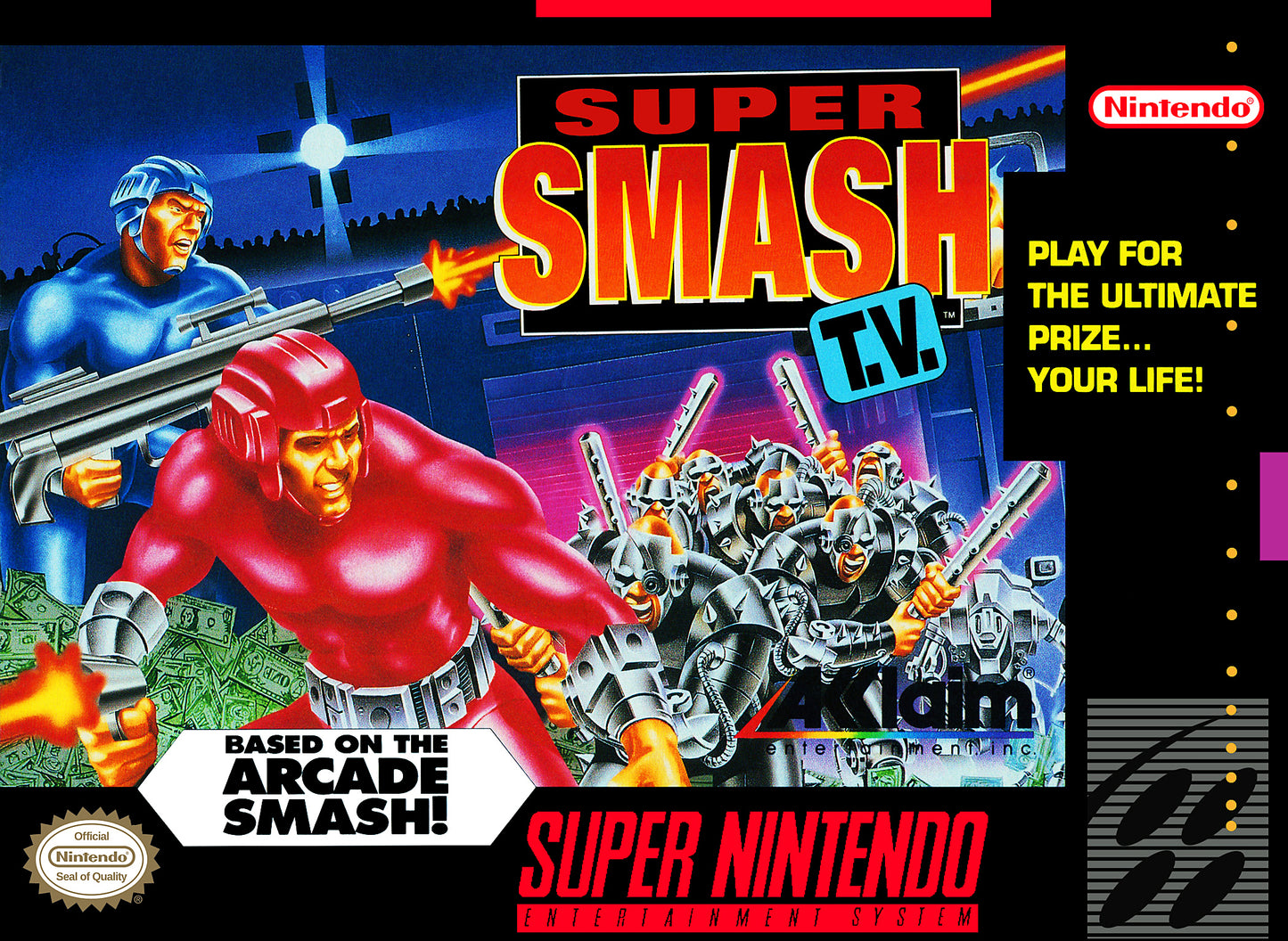 Super Smash TV - Super Nintendo (SNES)
