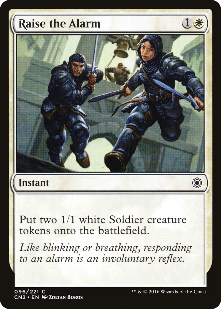 Raise the Alarm (CN2-096) - Conspiracy: Take the Crown Foil