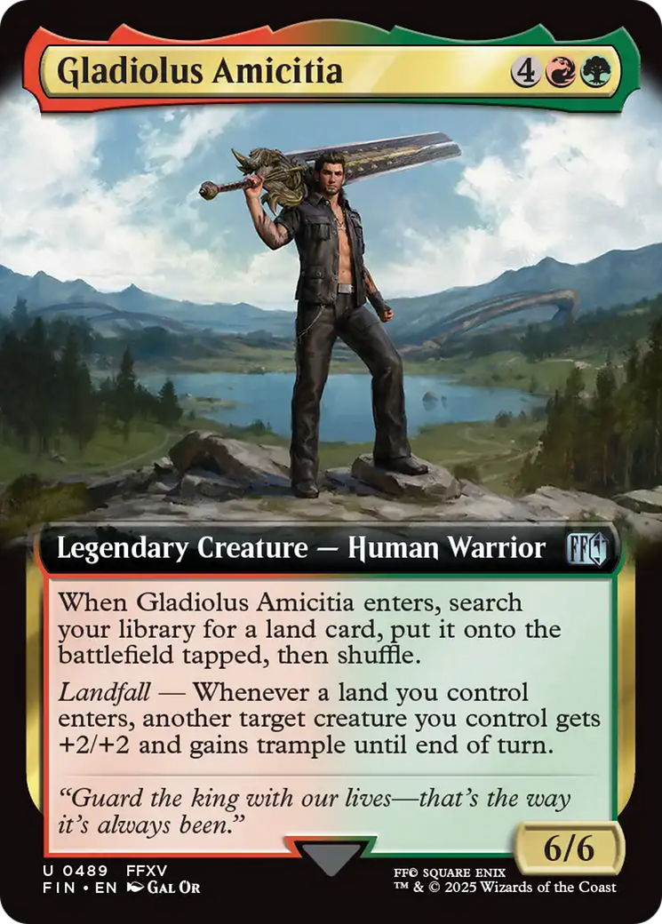 Gladiolus Amicitia (FIN-489) - FINAL FANTASY: (Extended Art)