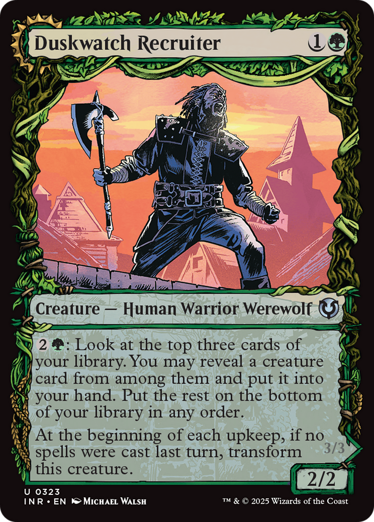 Duskwatch Recruiter (Showcase) (INR-323) - Innistrad Remastered: (Showcase) Foil