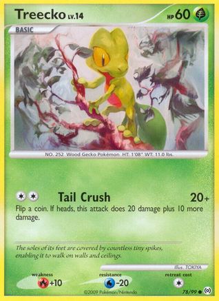 Treecko (78) 078 - Reverse Holofoil Arceus - Common