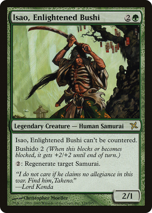 Isao, Enlightened Bushi (BOK-129) - Betrayers of Kamigawa