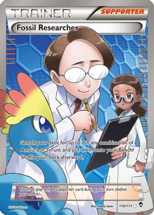 Fossil Researcher (110 Full Art) 110 - Holofoil XY Furious Fists - Ultra Rare