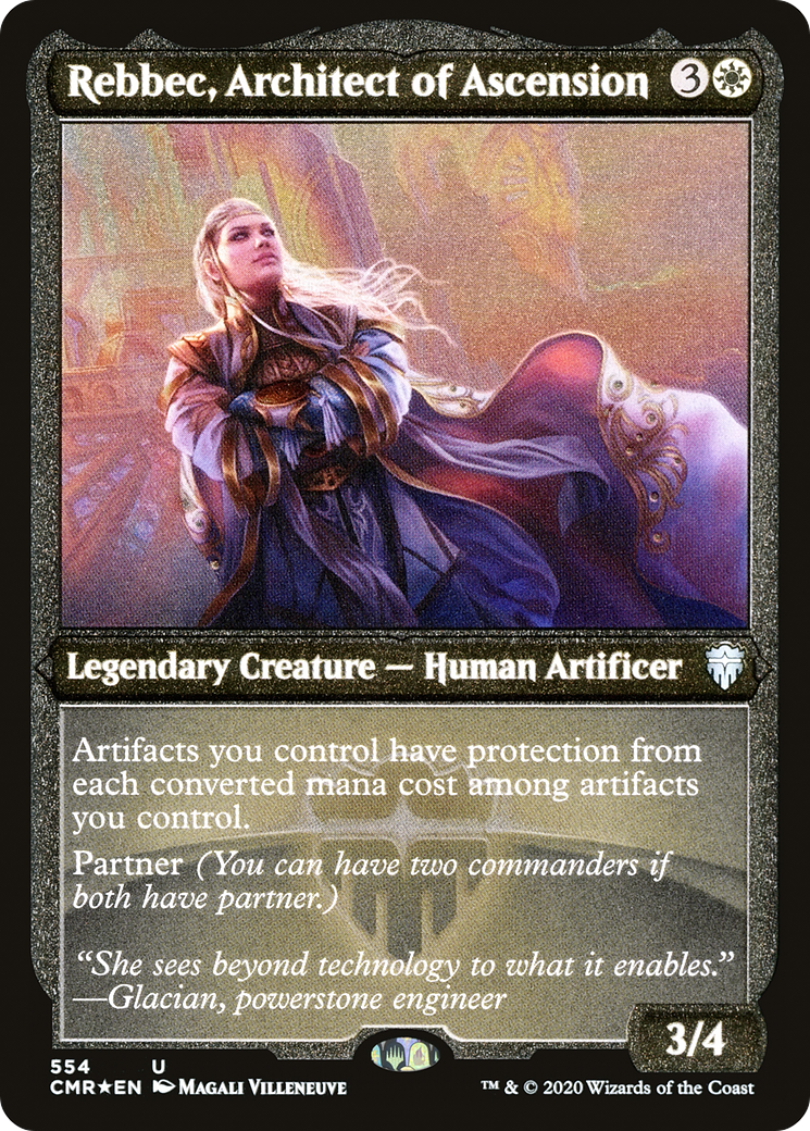Rebbec, Architect of Ascension (CMR-554) - Commander Legends Etched Foil