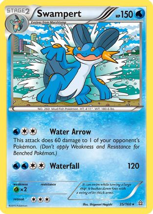 Swampert 035 XY Primal Clash - Rare