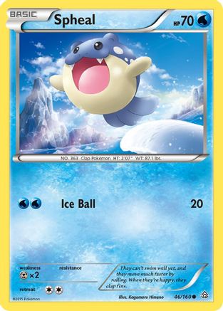 Spheal (46) 046 XY Primal Clash - Common