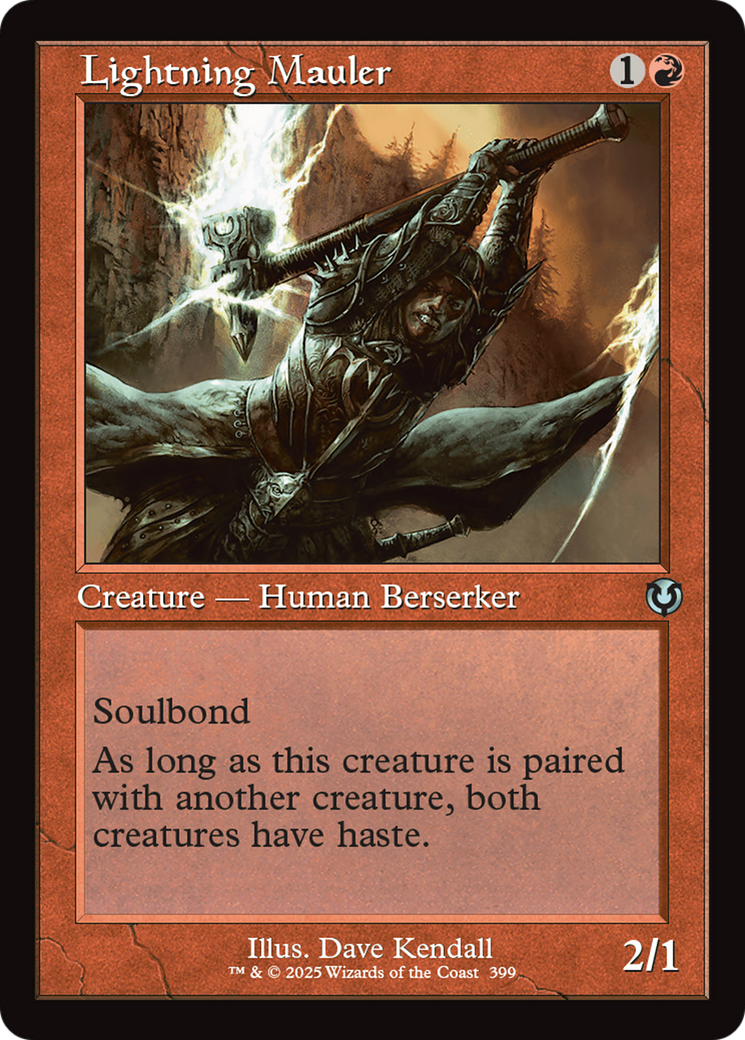 Lightning Mauler (Retro Frame) (INR-399) - Innistrad Remastered